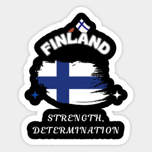 Finnish Pride, Strength Determination Sticker